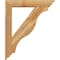 Ekena Millwork Funston Traditional Rough Sawn Bracket w/ Offset Brace, Western Red Cedar, 6"W x 30"D x 36"H BKT0604X30X36FST01RWR - alternate 3